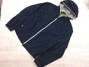 e'lento エレント RING JACKET リングヂャケット ドメスティック 裏地カットソー パーカージャケット メンズ ポリエステル100% 日本製 S 紺