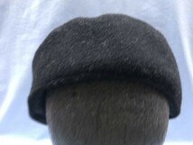 英国イングランド製 カンゴール KANGOL レトロ UKトラッド ハンチング キャップ 帽子 ユニセックス ウール100% 黒_画像3