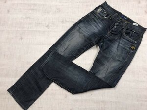 ITALY製 ジースターロウ G-STAR RAW ネオグランジ サーフ Y2K 古着 デニム パンツ ジーンズ ボトムス メンズ ボタンフライ 29 紺