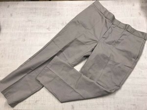 ディッキーズ Dickies 874 アメカジ ストリート 古着 ビッグシルエット チノ ワーク パンツ ボトムス メンズ 大きいサイズ 42 ライトグレー