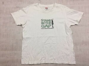 東京基督教大学 TOKYO CHRISTIAN UNIVERSITY カレッジ 半袖Tシャツ カットソー メンズ L 白