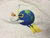 LOOK JTB レトロ オールド 古着 旅行会社 企業もの 90s キャラクター かわいい 半袖Tシャツ カットソー メンズ M 白_画像3