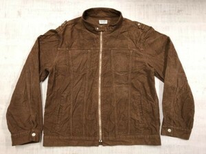 アリックス デザインウェア Allix Design Wear オールド レトロ モード 古着 ジップアップ シングル ライダースジャケット メンズ XL 茶色