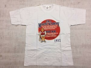 FOREST MAC Jr フォレストマック ジュニア MARINE マリン オールド レトロ 古着 スーベニア 半袖Tシャツメンズ M 白