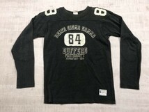 チャンピオン Champion 復刻ランタグ カレッジ アメカジ フットボールT ロンT 長袖Tシャツ カットソー メンズ M グレー_画像1