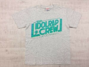 リリカルスクール lyrical school メンズ ヒップホップ アイドル ラップ クルー CREW ライブ バンドT 半袖Tシャツ グレー S