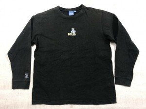 カリフォルニア大学ロサンゼルス校 UCLA ストリート カレッジ ロンT 長袖Tシャツ カットソー メンズ 刺繍 M 黒