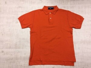 POLO SPORTS Ralph Lauren ポロスポーツ ラルフローレン 半袖 ポロシャツ レディース 鹿の子 カノコ M オレンジ