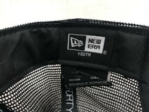 東京読売ジャイアンツ ニューエラ NEW ERA ロゴ刺繍 プロ野球 セ・リーグ デニム メッシュキャップ 帽子 メンズ YOUTH SIZE 紺_画像2