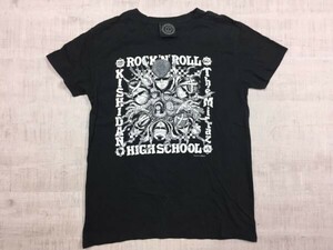 氣志團 極東ロックンロールハイスクール#23 2011.11.16 邦楽ロック ライブT バンドT 半袖Tシャツ メンズ コットン100% S 黒