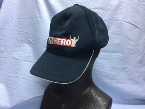 2004年 BE A HERO 日米交流150周年 スローガン YOKOHAMA 刺繍 記念品 アジャスターキャップ 帽子 メンズ ベルクロ 紺