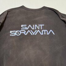 SAINT MICHAEL × SORAYAMA CREW NECK セントマイケル スウェット ブラック 中古 L JN 1_画像2