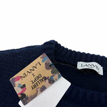 LANVIN ランバン セーター ジャンパー 男性 女性 Men's Blue Wool 中古 L JN 1_画像4