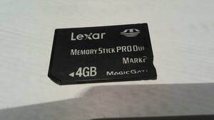 Lexar メモリースティック プロ デュオ マーク2 マジックゲート 4GB レキサー MEMORY STICK PRO Duo MARK2 MAGIC GATE 4GB★送料63円★