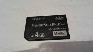 SONY メモリースティック プロ デュオ マジックゲート マーク2 4GB ソニー MEMORY STICK PRO Duo MAGIC GATE MARK2 4GB★送料63円★