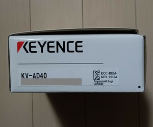 KEYENCE KV-AD40 A/D変換ユニット アナログ入力4ch PLC シーケンサ キーエンス 新品未使用品