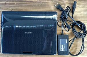 動作品　SONY ソニー　ポータブルブルーレイ DVDプレーヤー BDP-SX1 Blu-ray　2012年製　画面サイズ10.1型