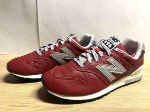 未使用 23.5cm D ニューバランス CM996RK2 レッド(赤) new balance