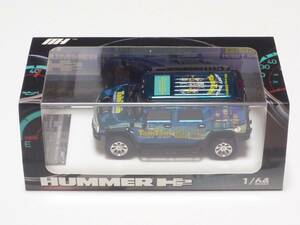 モーターへリックス 1/64 2008 Hummer H2 SUV 6.2L V8 Blue タムタムTam ver. 