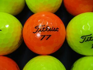 1500【特A級】タイトリスト Titleist VG3 [レインボーカラーイエロー/オレンジ] 24個