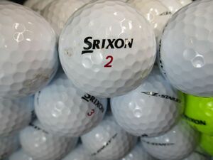 1903【☆☆☆級】スリクソン SRIXON Z-STAR／ XV [ホワイト/イエロー] [2023年] 50個