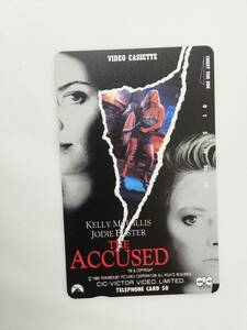 [ unused ] telephone card THE ACCUSED. departure. line person a cue zdo movie 50 frequency telephone card present condition goods 