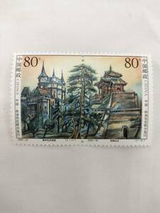 中国切手 2002-22 T 2002年 亭台と城堡 2種完 現状品