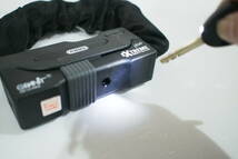 【未使用】 ABUS バイク用 チェーン ロック セキュリティ LEDライト付き EXTREME plus GRANT 約120mm 59/12 HKS 盗難防止 240125HT0049_画像9