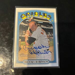 2021年 heritage Orioles / Brooks Robinson autograph auto Topps 