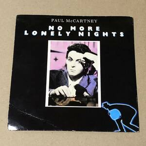 No More Lonely Nights UK Orig 7' Single 