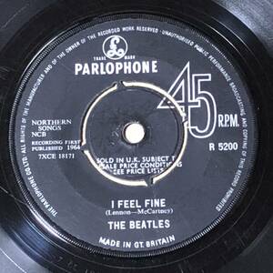 I Feel Fine UK Orig Mono 7' Single 