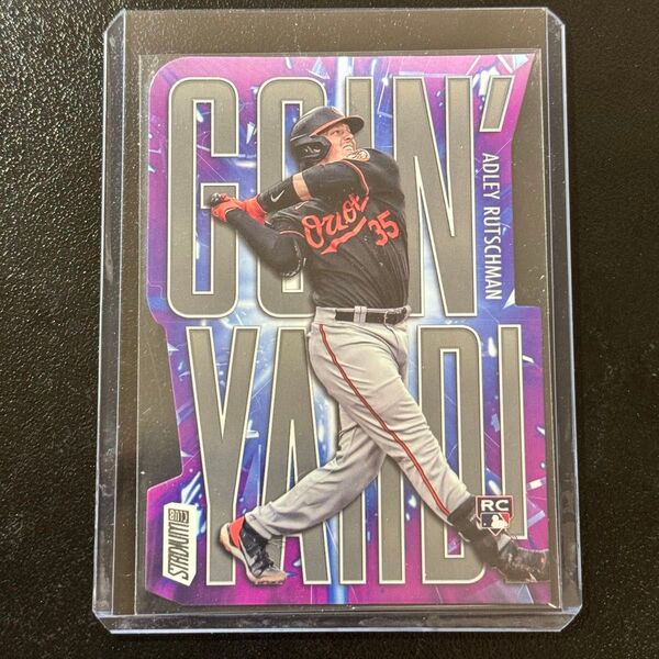 2023 Topps Stadium Club Adley Rutschman RC GOIN' YARD Orioles