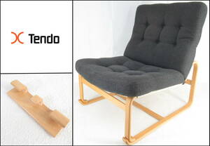 #B# beautiful goods #Tendo/ Tendo Mokko # blue no* mat son# Easy chair #High type #