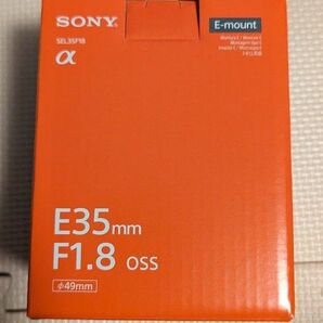 【新品未開封】SONY　 E 35mm F1.8 OSS SEL35F18