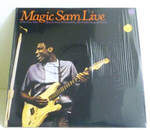 Blues LP【Magic Sam Live／シュリンク付き／二枚組 (見開き)／Alex Club & The Ann Arbor Blues Festival／マジック・サム／当時物】