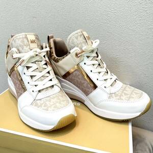 MICHAEL KORS マイケルコース GEORGIE TRAINER ジョージ スニーカー 43T1GEFS1Y US6 未使用