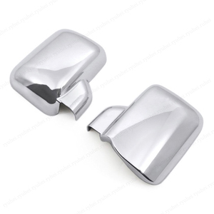 S500 series plating door mirror cover S500P S510P Hijet Truck left right after market goods light truck door side garnish cover bezel silver 