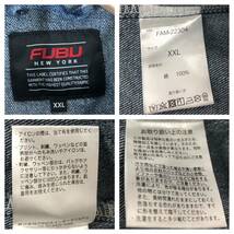 【Fubu】フブ★Gジャン ジージャン デニムジャケット インディゴ サイズXXL FAM-22304 02_画像7