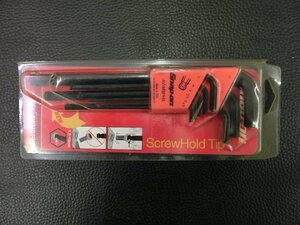 未使用品 スナップオン SNAP-ON ヘックスレンチセット ScrewHold Tip AWMBPH9 管理No.40303