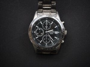 セイコー SEIKO クロノグラフ CHRONOGRAPH 100m防水 メンズ クォーツ 型式: SBTQ041 7T92-0DW0