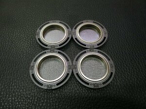 未使用 ビドー BIDOOR 横引き用 引手 4個セット 取手 引戸 襖 48.6×30.8×6.8mm 管理No.40406