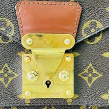 Louis Vuitton ルイヴィトン モノグラムモンソー26 ハンドバッグ ショルダーストラップ M51187 ※内ポケット劣化大　K0207_画像5