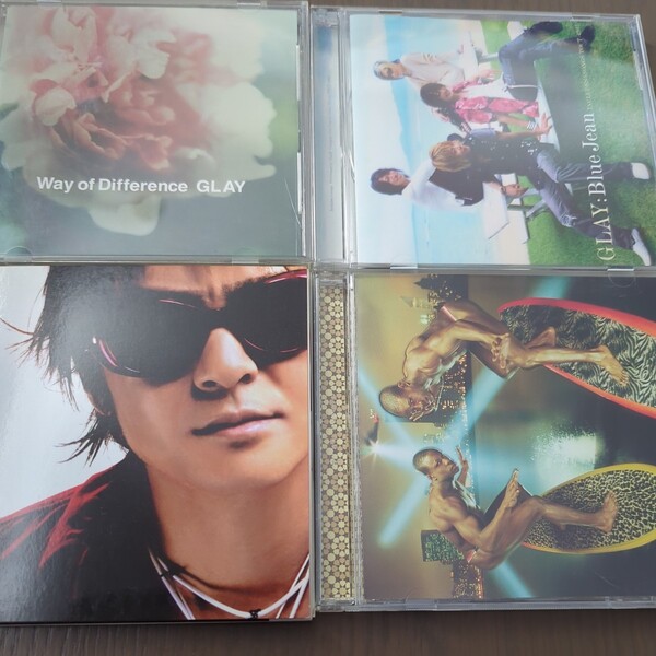 【送料込み】GLAY『way of Difference』『Blue Jean』『G4』『STAY TUNED』4枚セット