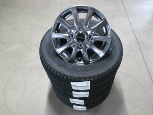 ☆軽トラ等☆BS W300 145/80R12 80/78N 23年＆ユーロスピード G10（メタリックグレー）新品4本