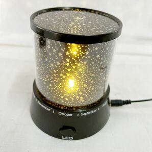 ▲コンパクトプラネタリウム 3パターン 星 ライト LEDライト インテリア 暖色ライト 動作確認済み USBケーブル付き 電池別売り【OTNA-892】の画像3