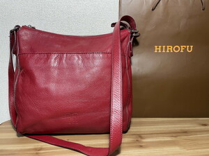  ●１２０００円即決・送料込み●　　HIROFU　ヒロフ　２ＷＡＹ　ショルダー　レザーバッグ