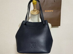 * популярный M размер Prima *83600 иен * HIROFU Hirofu кожаная сумка 