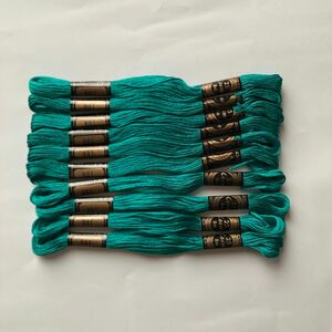 COSMO刺繍糸 25番 10本 色番901 グリーン系　No.299