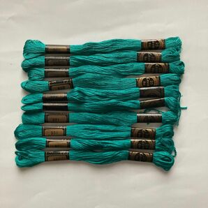 COSMO刺繍糸 25番 10本 グリーン系　色番900,901 No.305