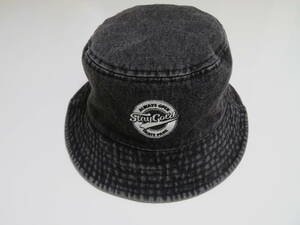 【送料無料】NEWHATTAN ニューハッタン SKATE PARK ブラックデニム L/XL バケットハット メンズ レディース スポーツキャップ 帽子 1個